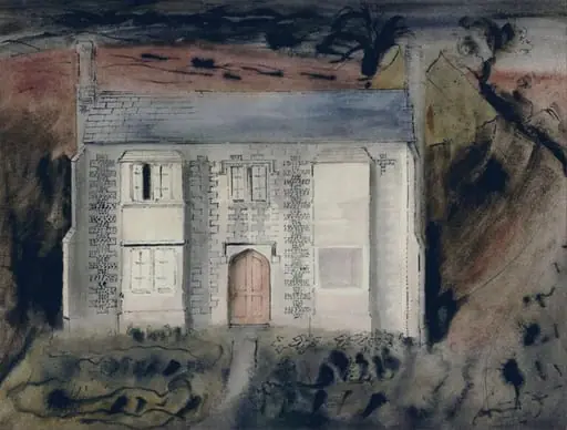 The Cottage by the Railway, Great Bedwyn, by John Piper