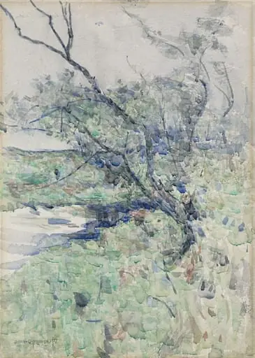 The Burn near Milngavie, by John Pringle