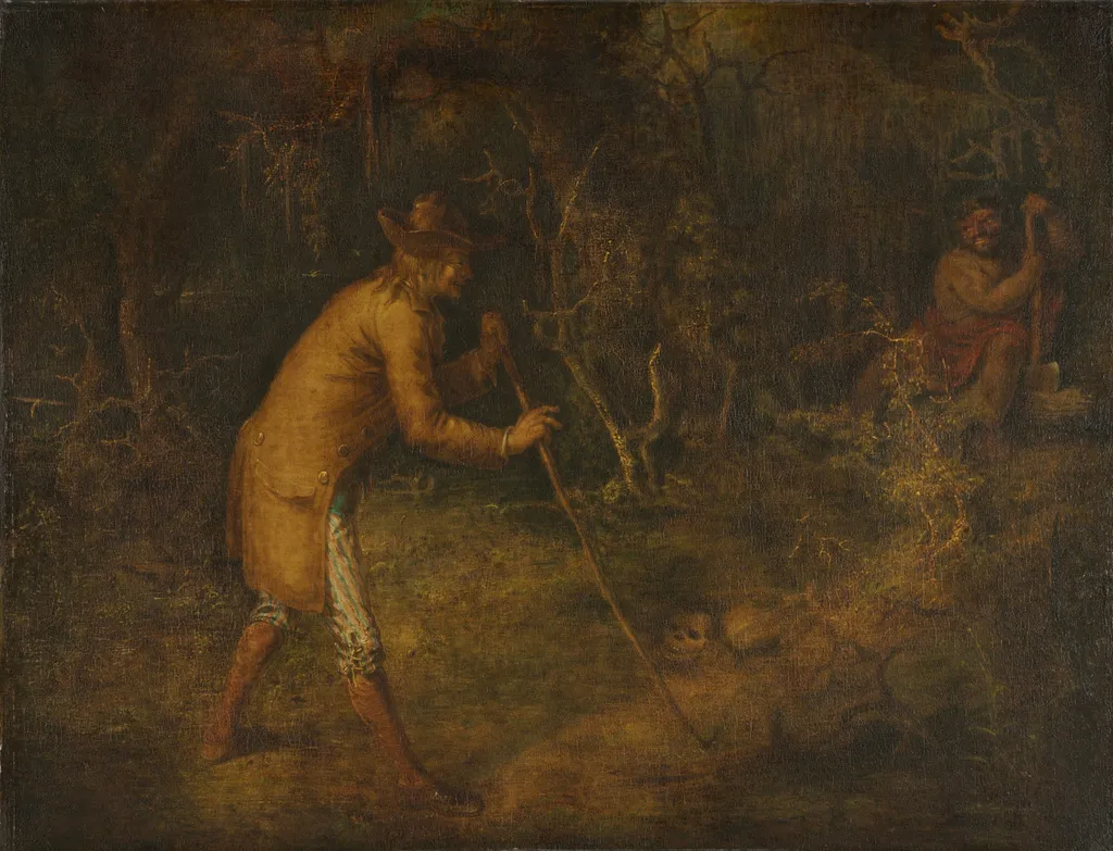 The Devil and Tom Walker, by John Quidor, oil, 1856