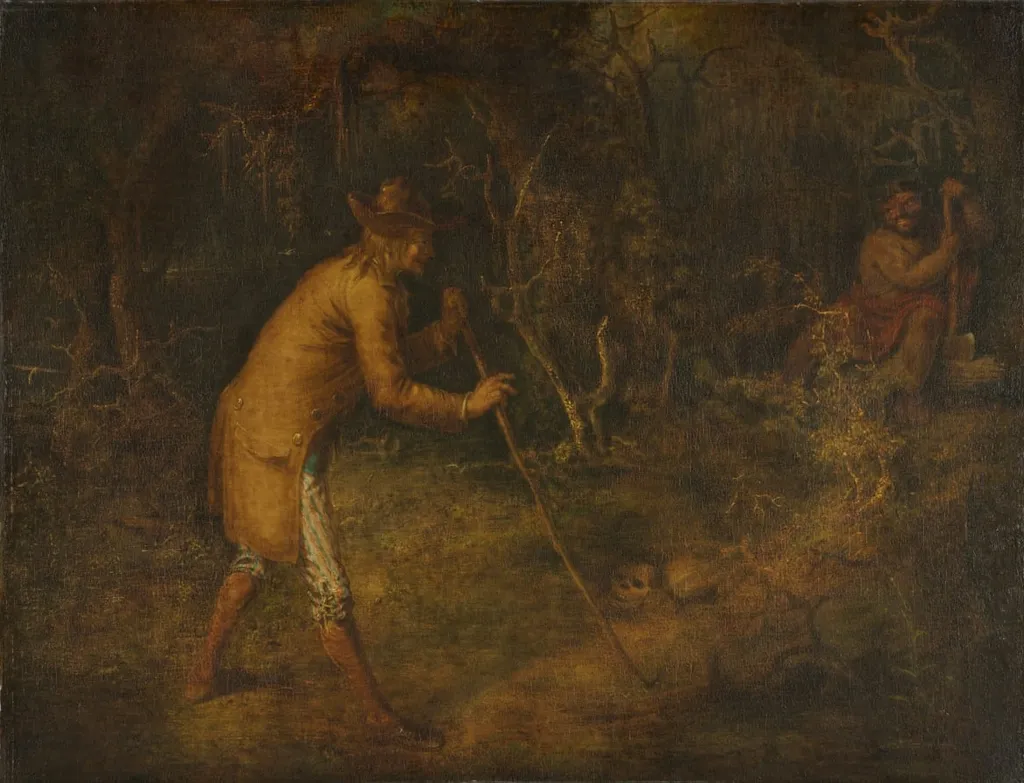 The Devil and Tom Walker, by John Quidor, unspecified, 1856