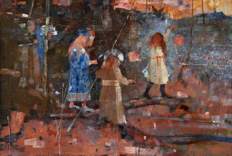 Chinese Lanterns, by John Quinton Pringle, unspecified, 1895