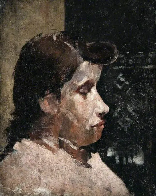 Girl's Head, by John Quinton Pringle