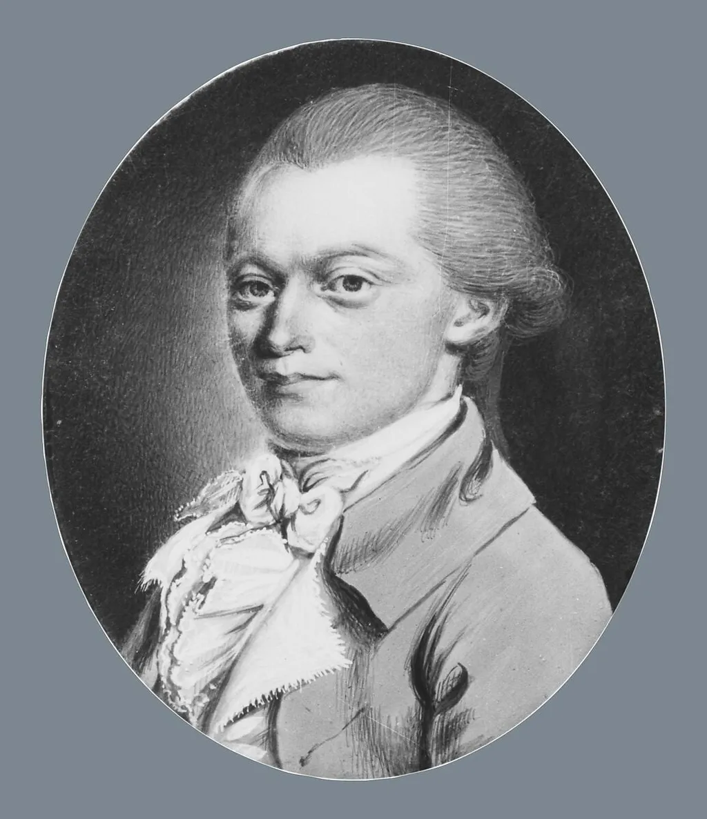 Gilbert Van Cortlandt, by John Ramage, watercolor, 1785