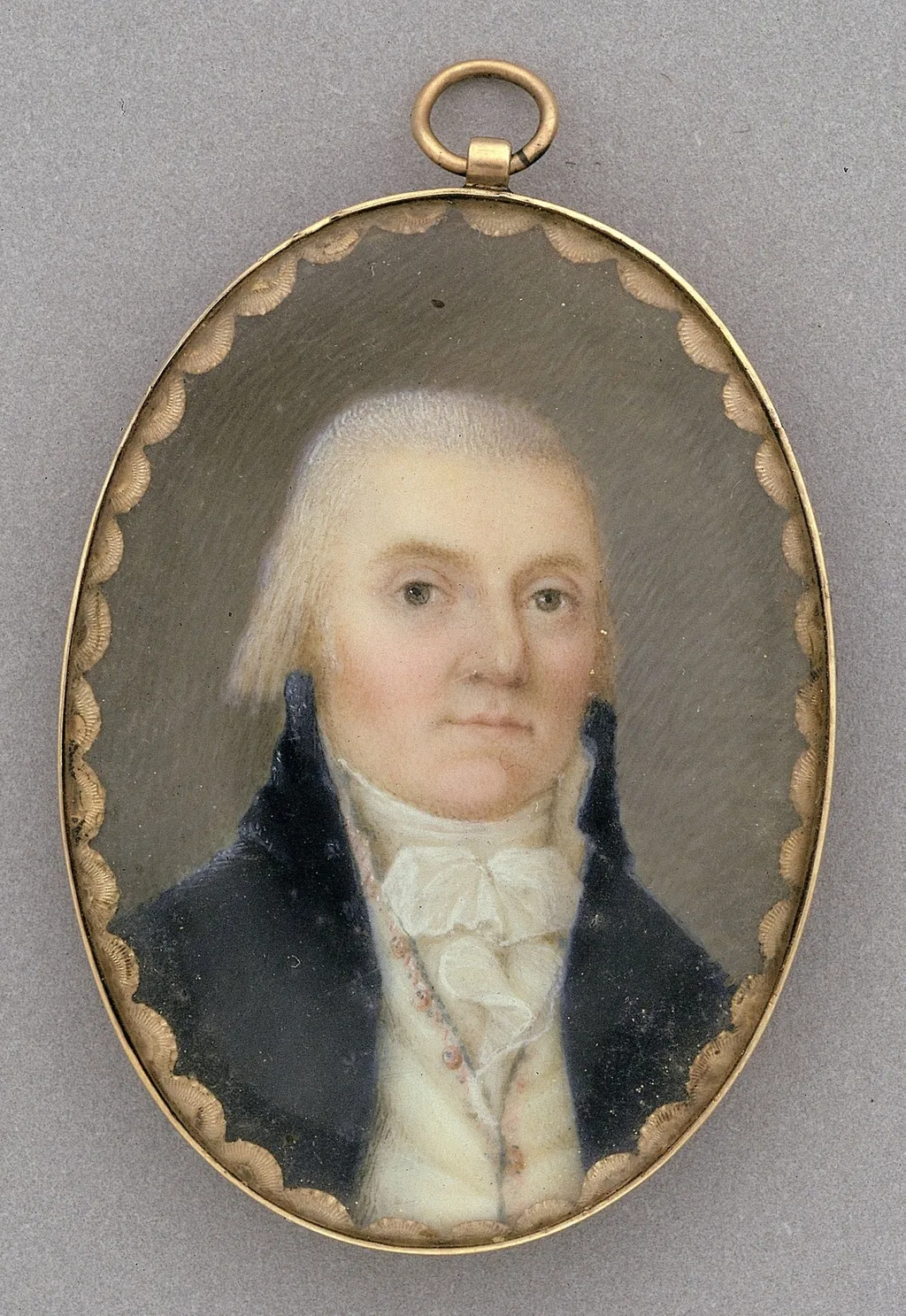 Portrait of Augustine Taylor, by John Ramage, unspecified, 1785