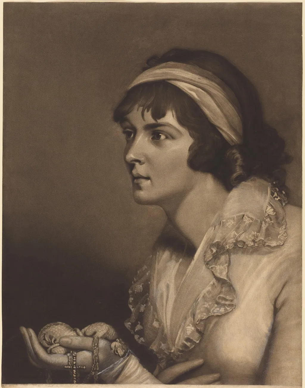 Amanthis, by John Raphael Smith, chalk, 1797