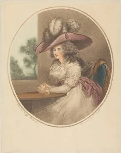 Anne Ward Morland (Delia in Town), by John Raphael Smith