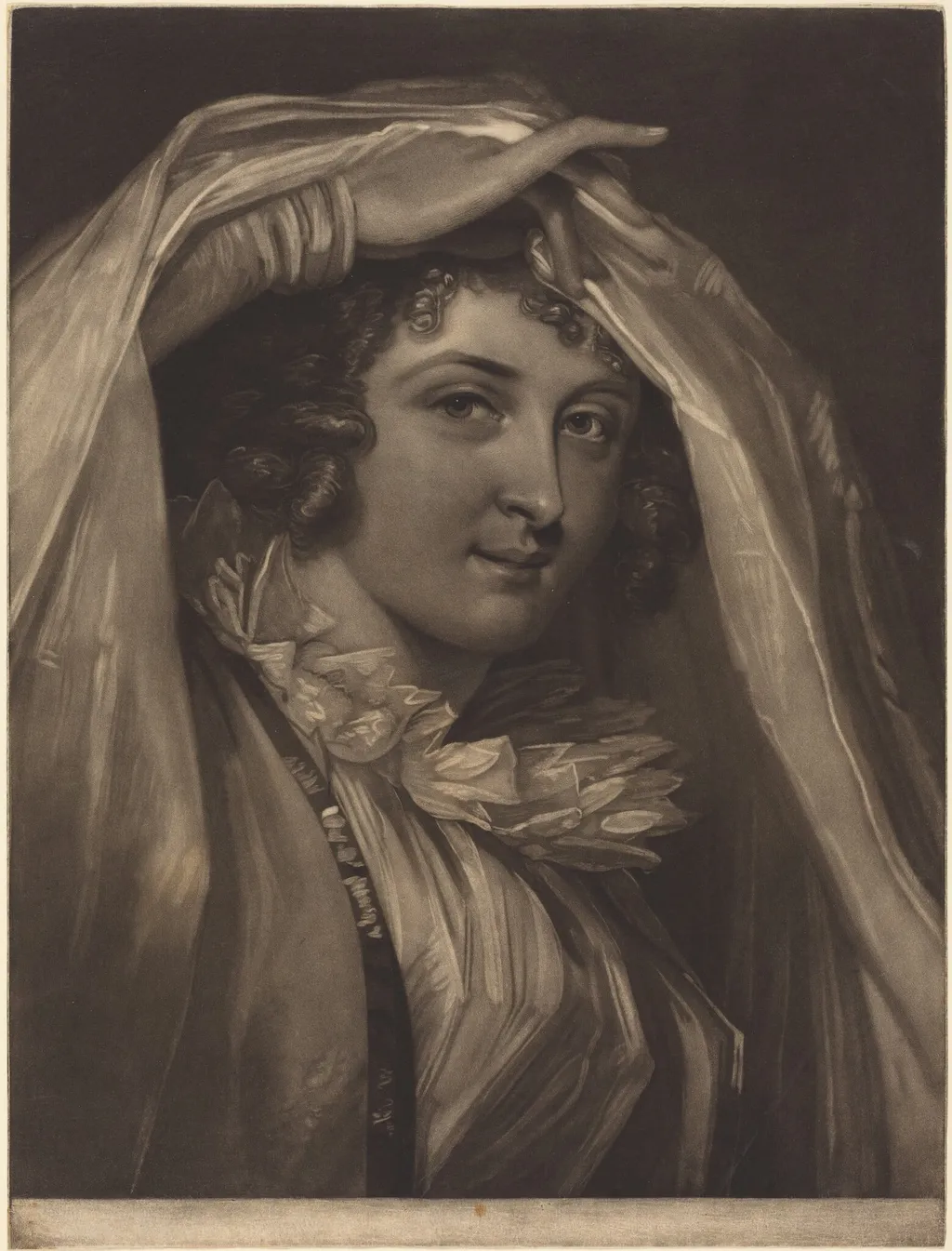 Clara, by John Raphael Smith, ink, 1797