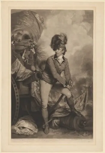 Lieutenant Colonel Sir Banastre Tarleton, by John Raphael Smith