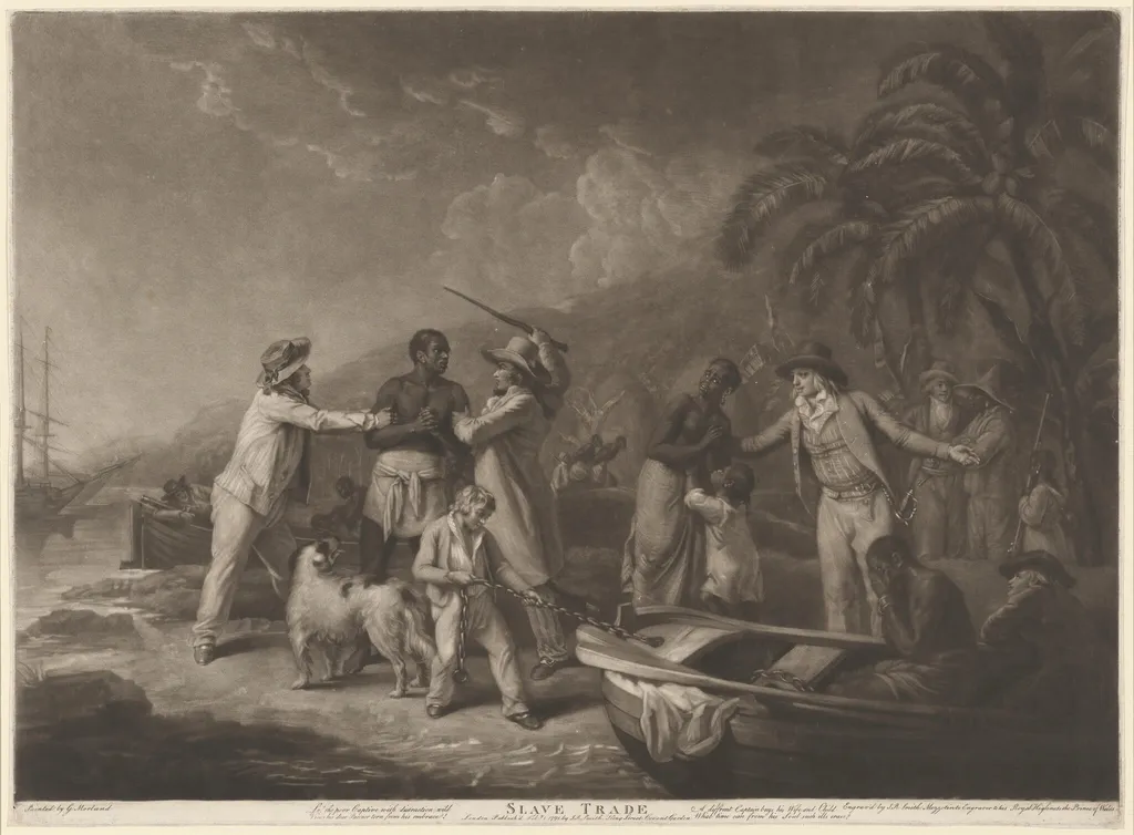 Slave Trade, by John Raphael Smith, ink, 1791