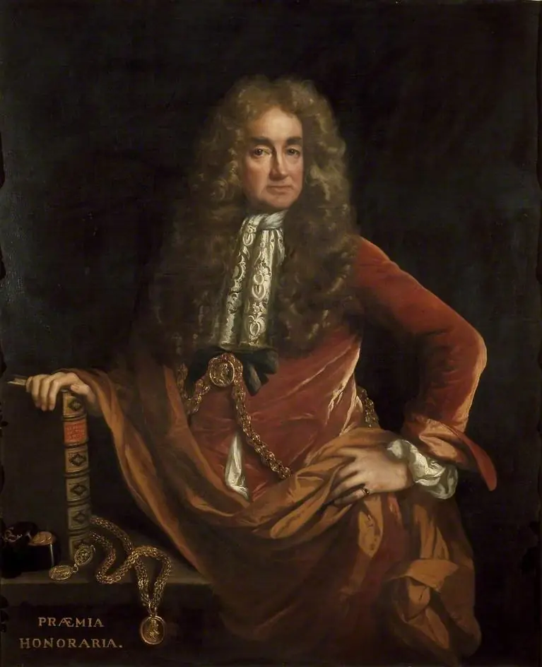 Elias Ashmole, by John Riley