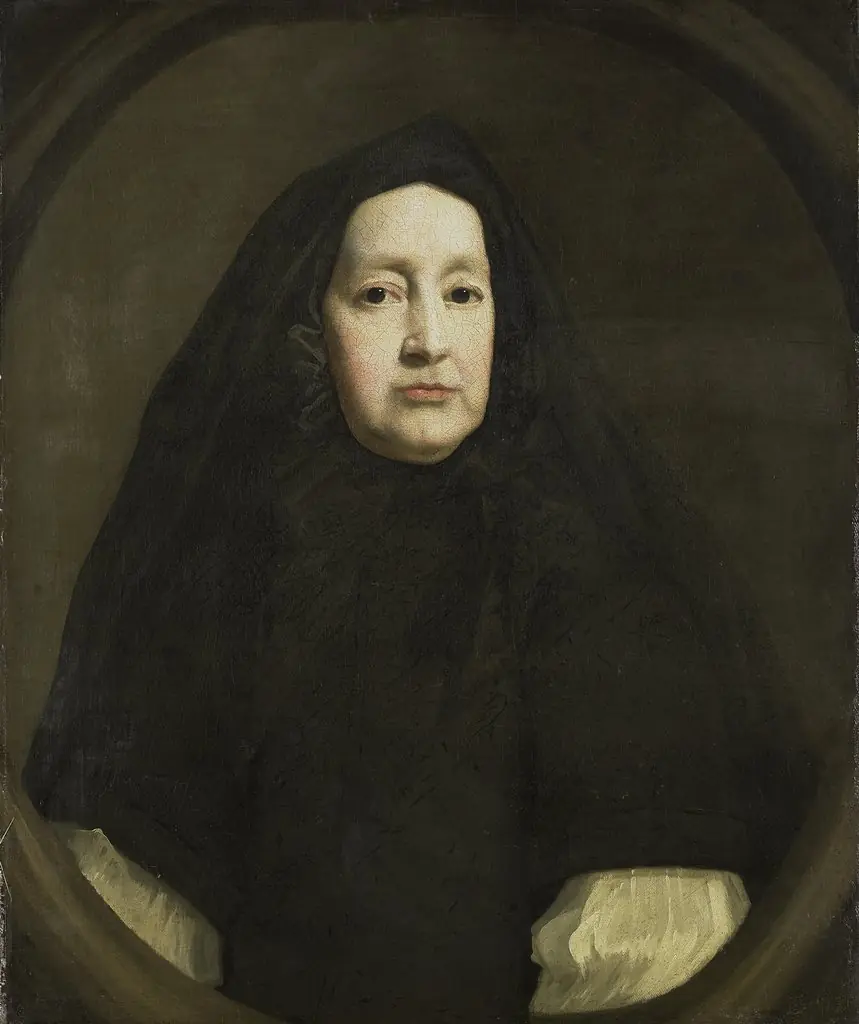 Portrait of Katharine Elliot (died 1688), Dresser of Duchess Anne of York and First Woman of the Bedchamber of Queen Mary of Modena, the first and second Wives of James II of England, respectively, by John Riley