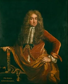 Porträt des Elias Ashmole (1617-1692), by John Riley, oil