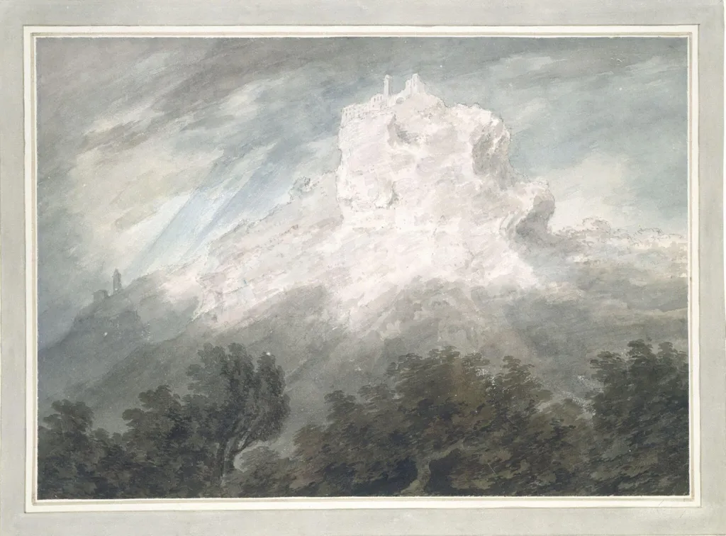 Between Brixen and Bolzano, North Italy, Storm Effect, by John Robert Cozens, watercolor, 1750