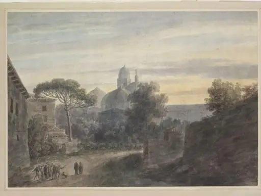 Sta. Giustina at Padua, by John Robert Cozens