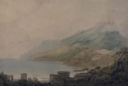 View near Vietri, by John Robert Cozens