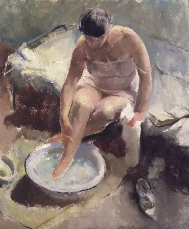 Foot Bath, by John Robinson Frazier