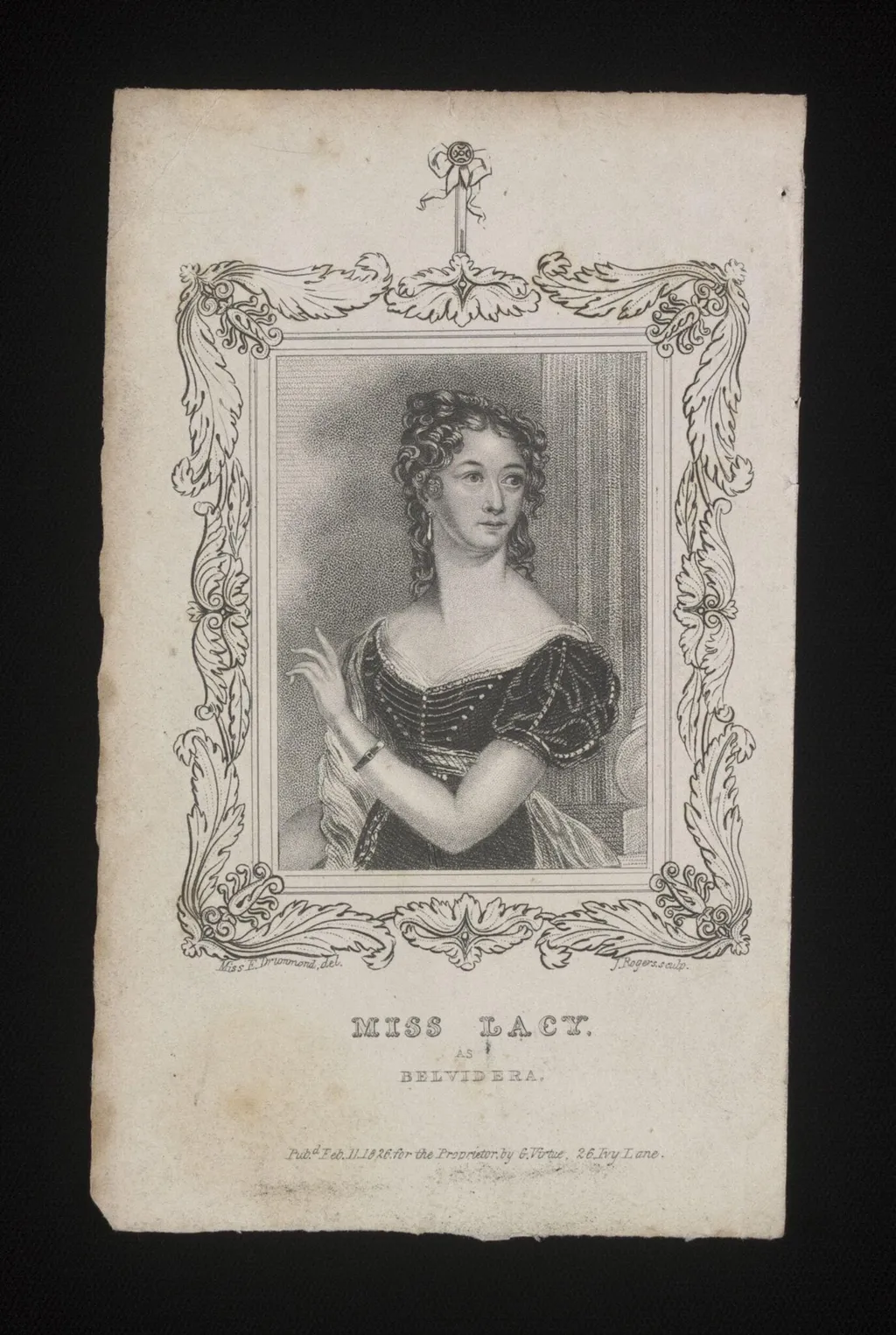 Miss Lacy as Belvidera, by John Rogers, 11