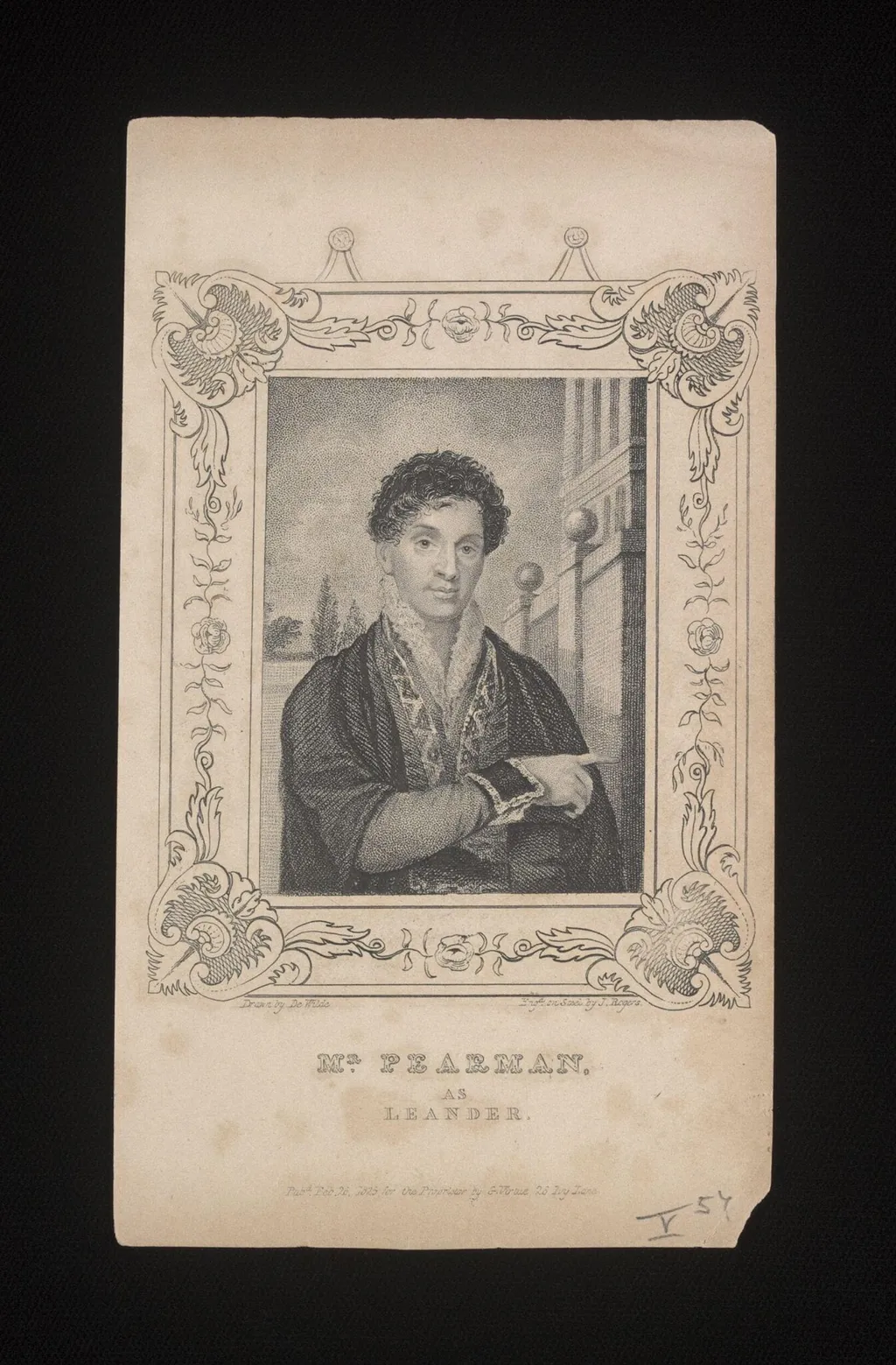 Mr Pearman as Leander, by John Rogers, 28