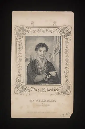 Mr Pearman as Leander, by John Rogers