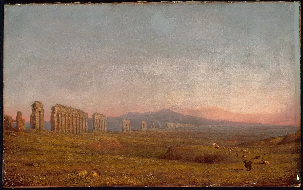 The Campagna, by John Rollin Tilton, oil, 1862