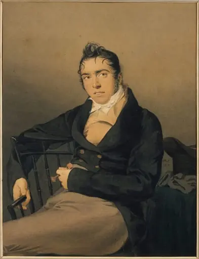 Allan Melville, by John Rubens Smith