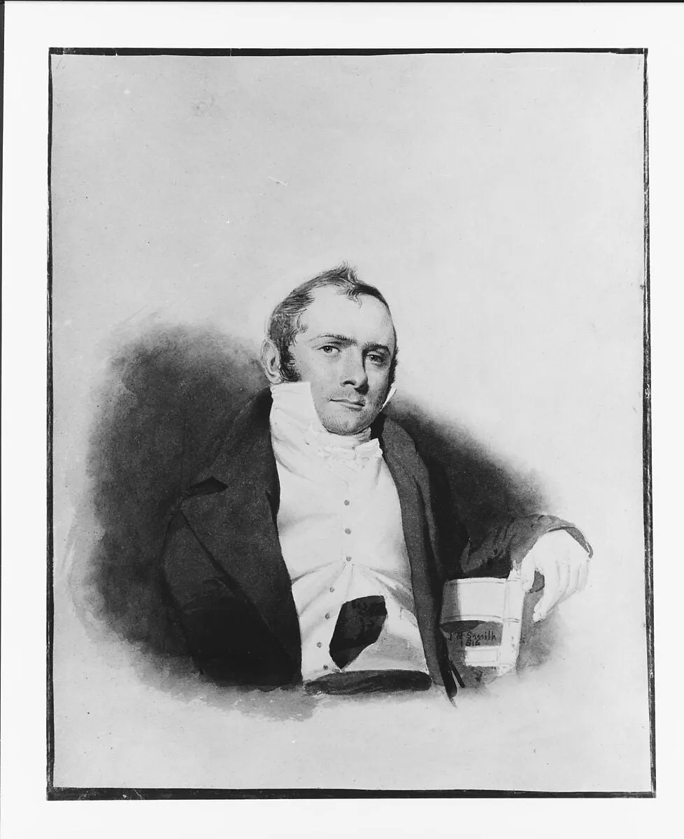 Gabriel V. Ludlow, by John Rubens Smith, watercolor, 1816
