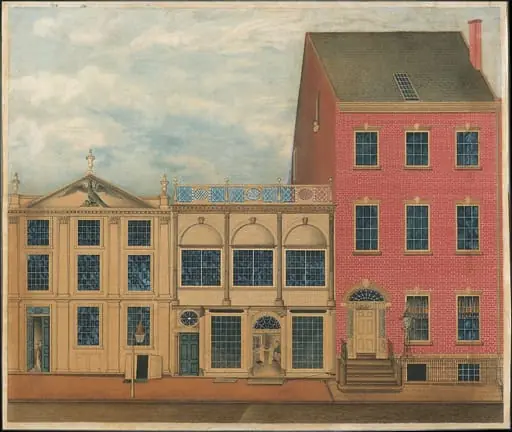 Shop and Warehouse of Duncan Phyfe, 168–172 Fulton Street, New York City, by John Rubens Smith