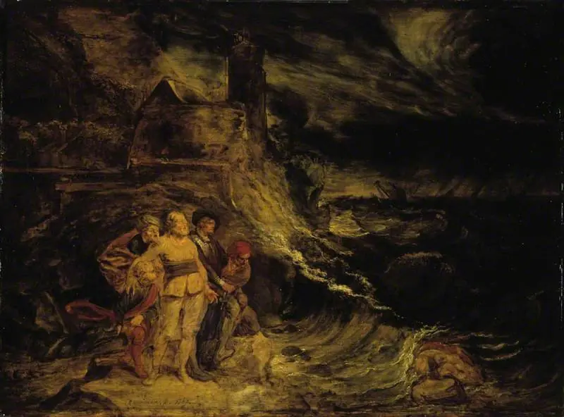 King Lear in the Storm, by John Runciman