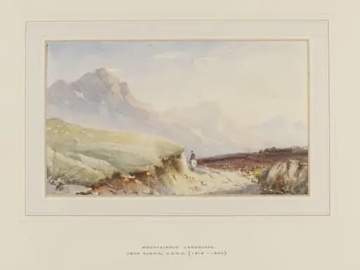 Mountainous Landscape, by John Ruskin