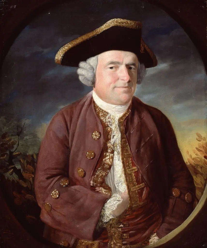 Portrait of a Man in a Tricorn Hat, by John Russell
