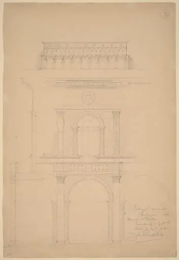 Palazzo Communale, Bologna, by John Russell Pope