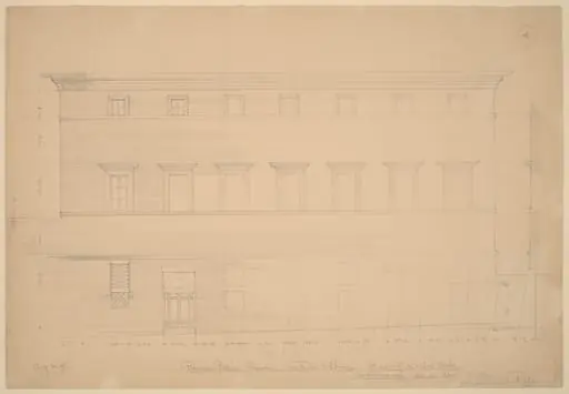 Palazzo Pollini, Siena, Attributed to Peruzzi, by John Russell Pope