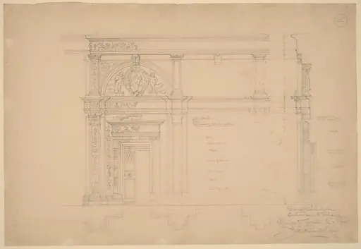 Siena Cathedral, Entrance to Library, by John Russell Pope