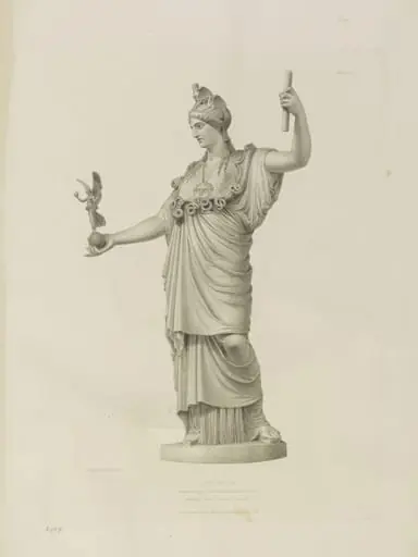 Statue of Minerva, by John Samuel Agar