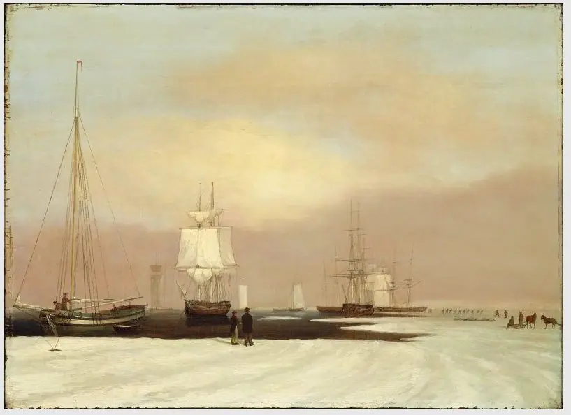 Boston Harbor., by John Samuel Blunt