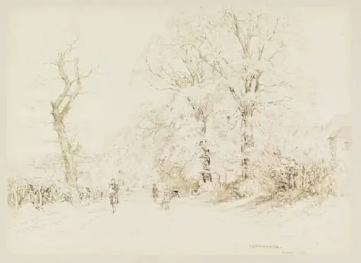 Sandy Lane, Ham, by John Sanderson Sanderson-Wells