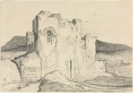 A Castle in Normandy, by John Sell Cotman