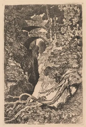 Devil's Bridge, Cardiganshire, by John Sell Cotman