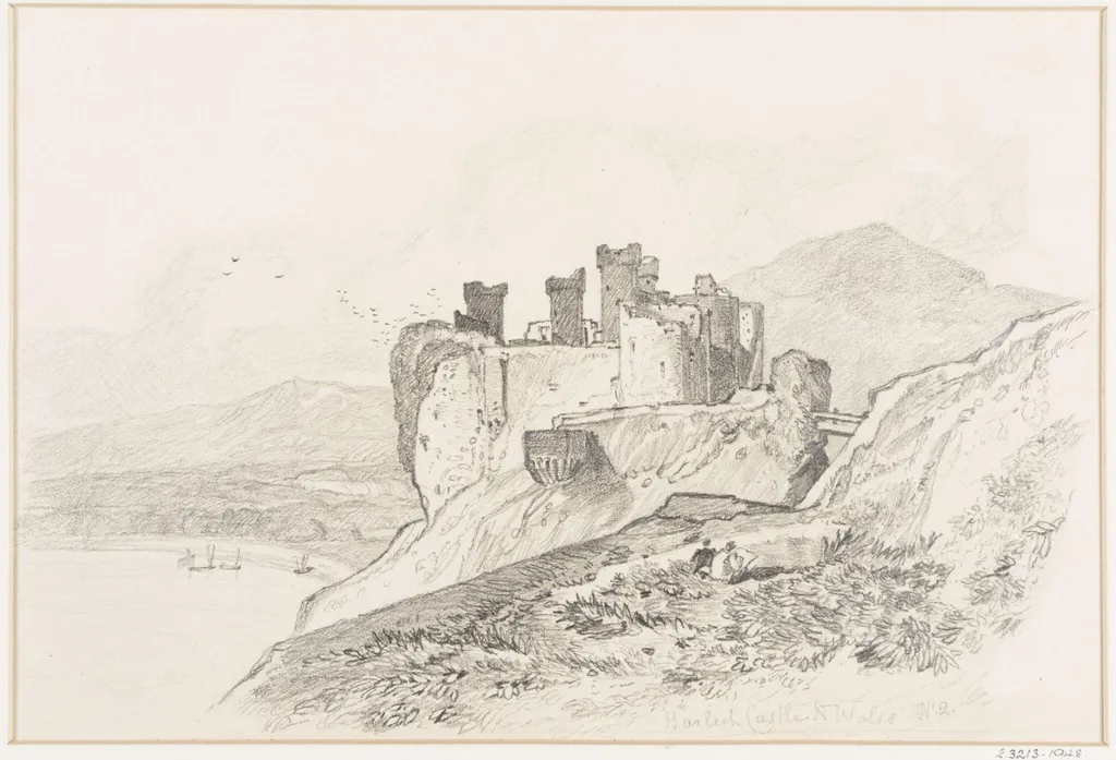 Harlech Castle, Merionethshire, by John Sell Cotman, 1838
