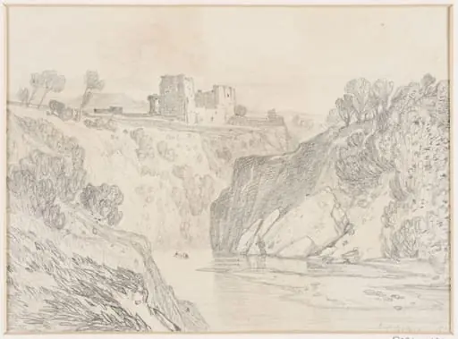 Kilgerran Castle, Pembrokeshire, by John Sell Cotman