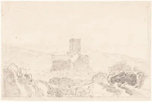 Landscape with Church, by John Sell Cotman