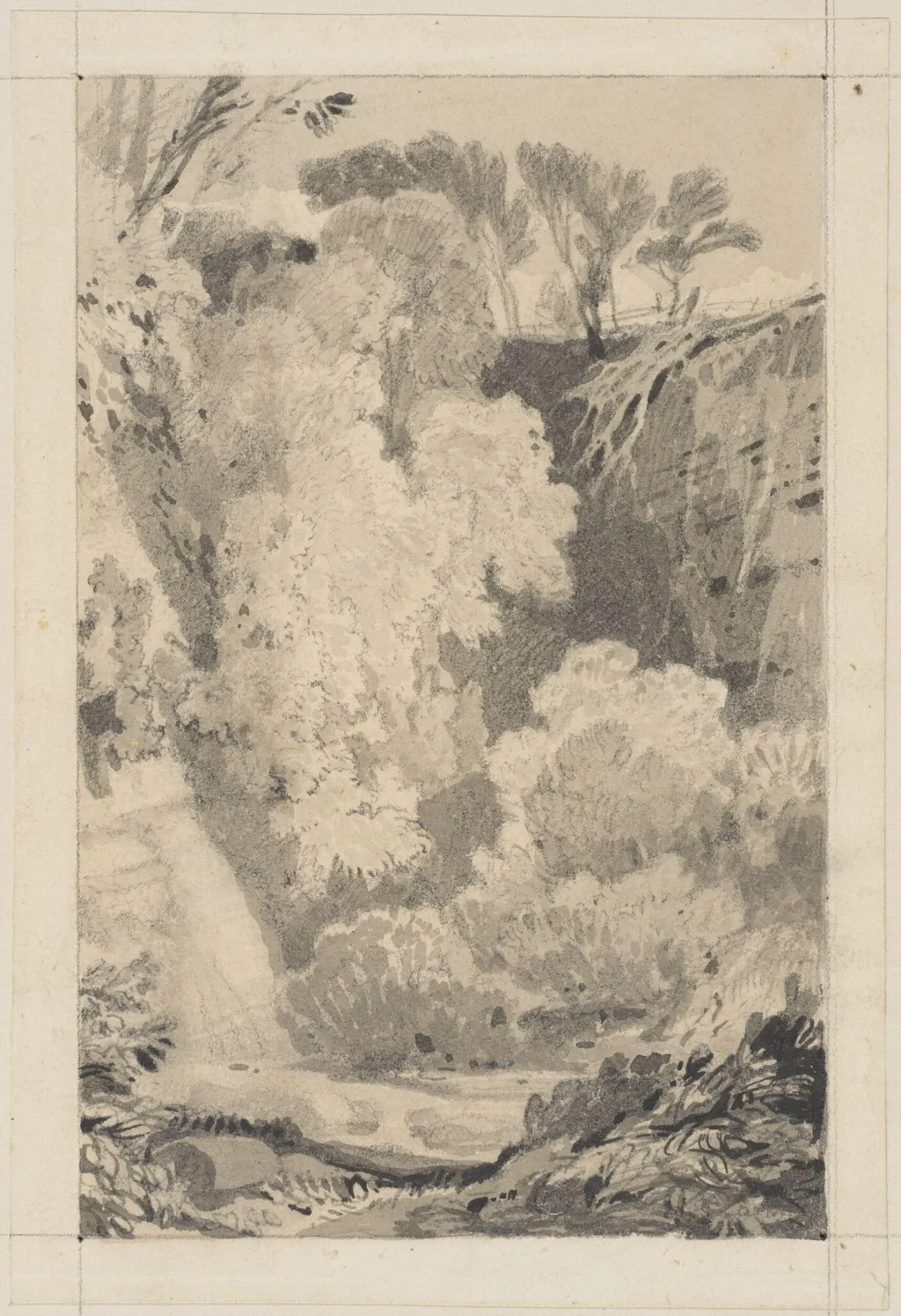Rokeby Park, by John Sell Cotman, watercolor