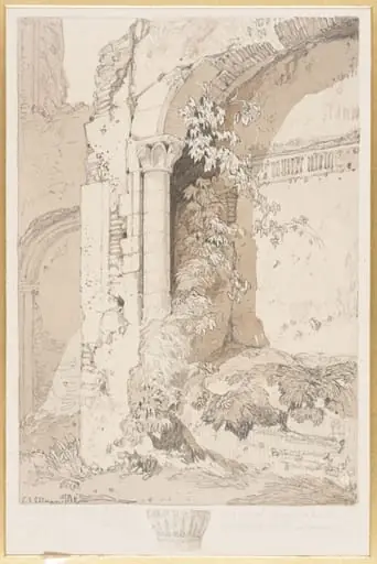 Ruins of the Abbey, Thetford, Norfolk, by John Sell Cotman