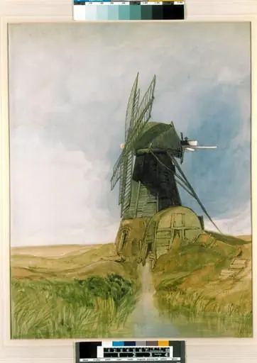The Draining Mill, by John Sell Cotman