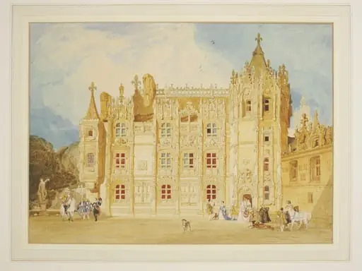 The Maison Abbatiale or Logis Abbatial, Abbey of St Ouen, Rouen., by John Sell Cotman
