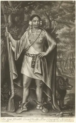 Sa Ga Yeath Qua Pieth Tow, King of the Maquas, by John Simon