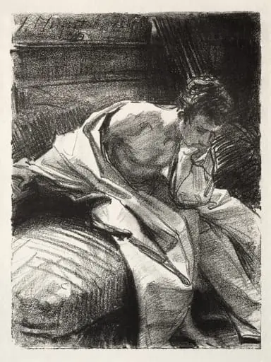 A Study, by John Singer Sargent