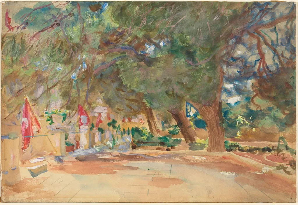 A War Memorial, by John Singer Sargent, gouache, 1918