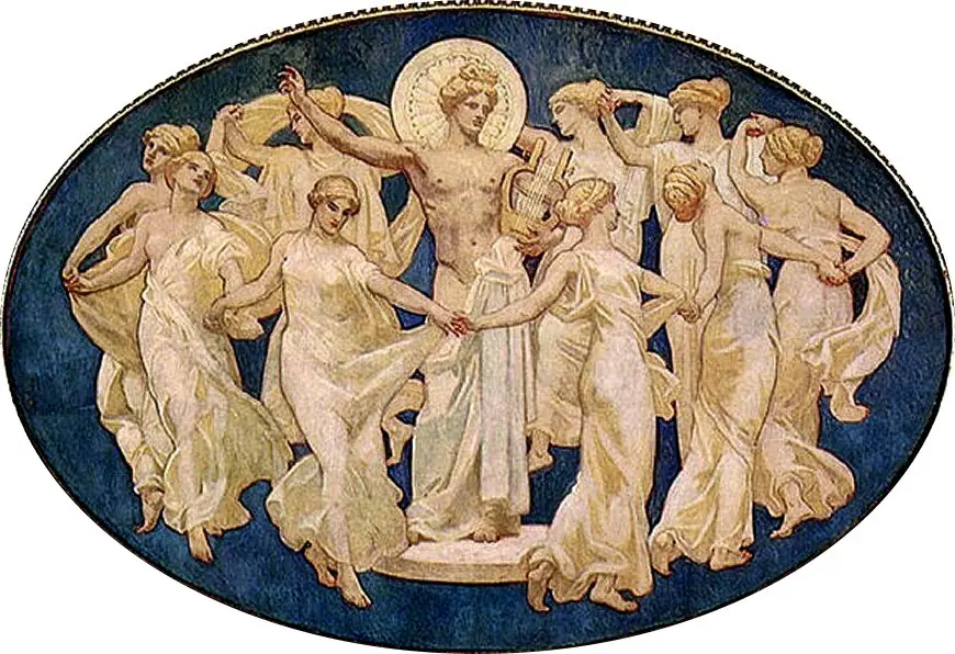 Apollo and the Muses, by John Singer Sargent