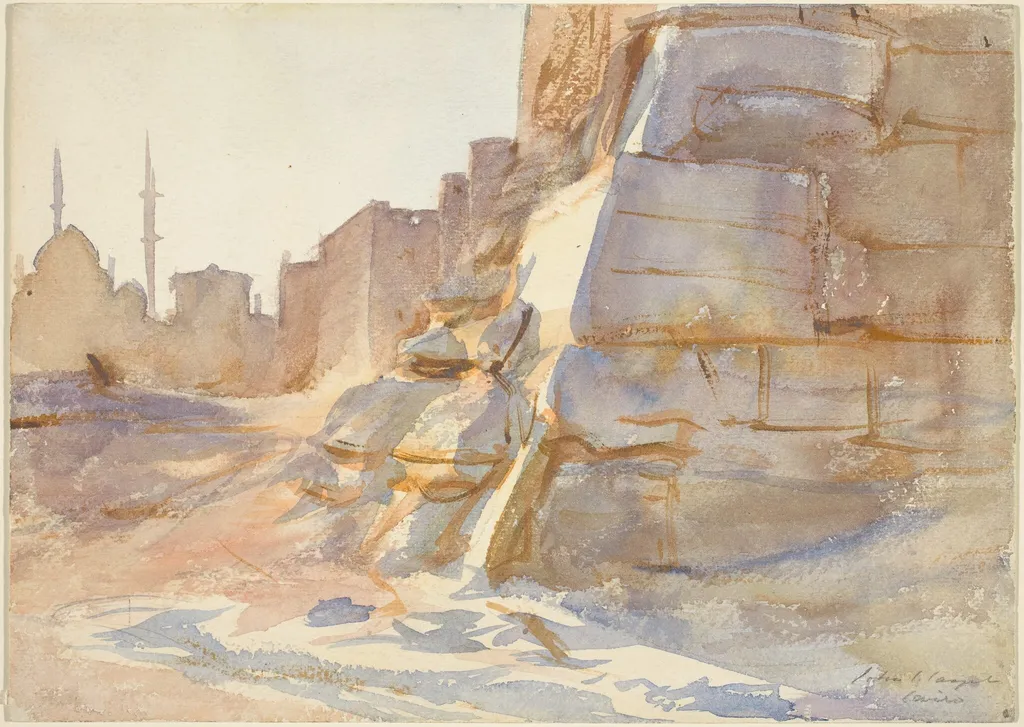 Cairo, by John Singer Sargent, graphite, 1891